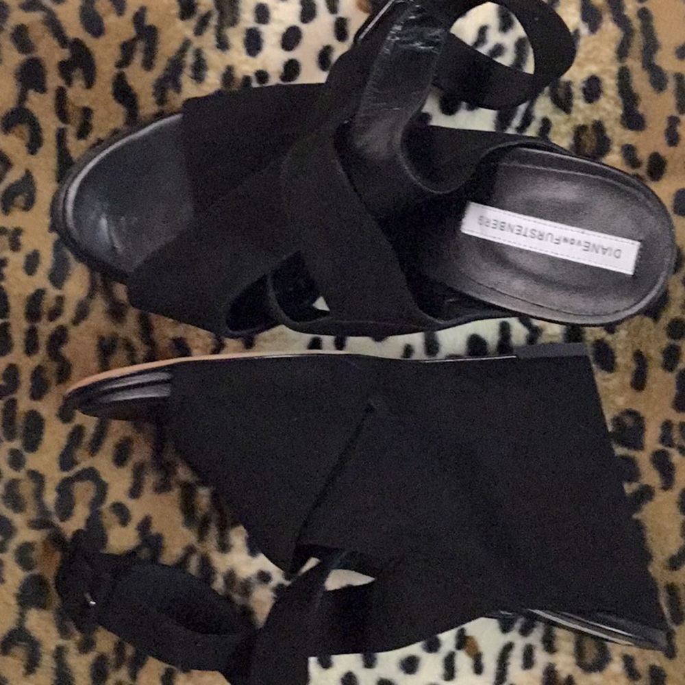 Wedged Suede Shoes